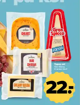 Netto Tapas ost tilbud