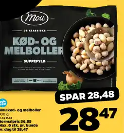 Netto Mou kød- og melboller tilbud