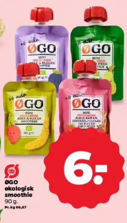 Netto ØGO økologisk smoothie tilbud