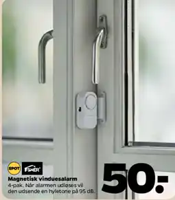 Netto SPOT FIVER Magnetisk vinduesalarm tilbud