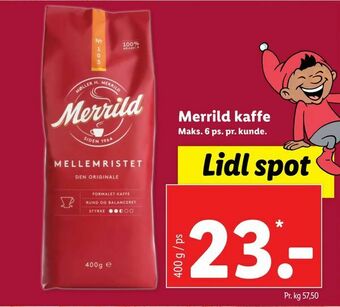 Let-Køb Merrild kaffe tilbud