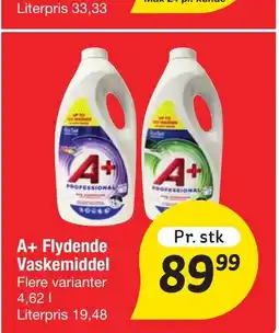 Fakta Tyskland A+ Flydende Vaskemiddel tilbud