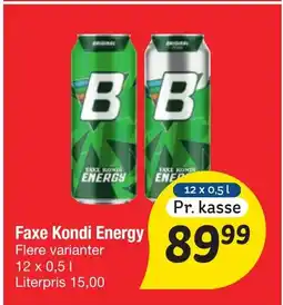 Fakta Tyskland Faxe Kondi Energy tilbud