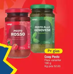 Fakta Tyskland Coop Pesto tilbud