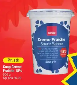 Fakta Tyskland Coop Creme Fraiche 18% tilbud