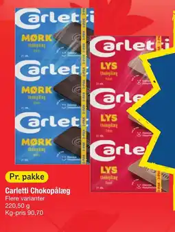 Fakta Tyskland Carletti Chokopålæg tilbud