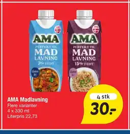Fakta Tyskland AMA Madlavning Flere varianter tilbud