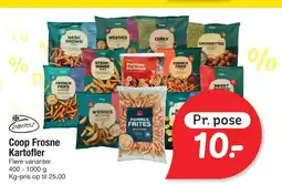 Fakta Tyskland Coop Frosne Kartofler tilbud