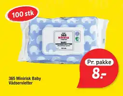 Fakta Tyskland 365 Minirisk Baby Vådservietter tilbud