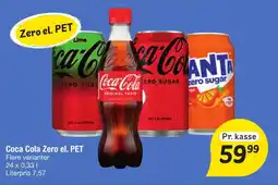 Fakta Tyskland Coca Cola Zero el. PET tilbud