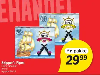 Fakta Tyskland Skipper's Pipes tilbud
