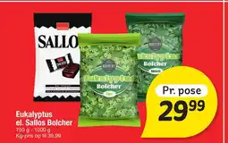 Fakta Tyskland Eukalyptus el. Sallos Bolcher tilbud