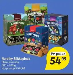 Fakta Tyskland Nordthy Slikkepinde tilbud