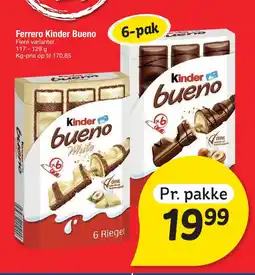 Fakta Tyskland Ferrero Kinder Bueno tilbud