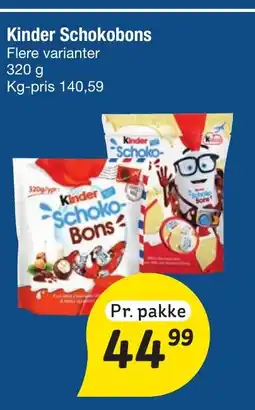 Fakta Tyskland Kinder Schokobons Flere varianter tilbud