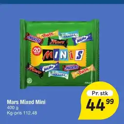 Fakta Tyskland Mars Mixed Mini tilbud