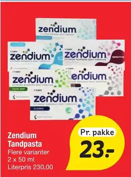 Fakta Tyskland Zendium Tandpasta tilbud