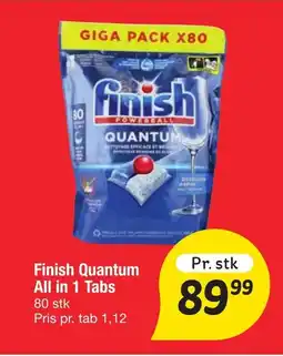 Fakta Tyskland Finish Quantum All in 1 Tabs tilbud