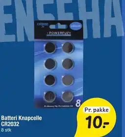 Fakta Tyskland Batteri Knapcelle CR2032 8 stk tilbud