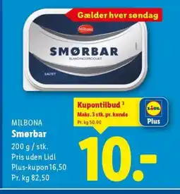 Lidl MILBONA Smørbar tilbud