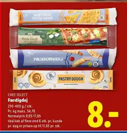 Lidl CHEF SELECT Færdigdej tilbud