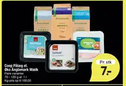 Fakta Tyskland Coop Pålæg el. Øko Änglamark Mælk tilbud