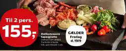 Kvickly Delikatessens tapasplatte tilbud