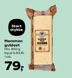 Kvickly Mammen guldost tilbud