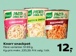 Kvickly Knorr snackpot tilbud