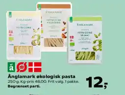 Kvickly Ânglamark økologisk pasta tilbud