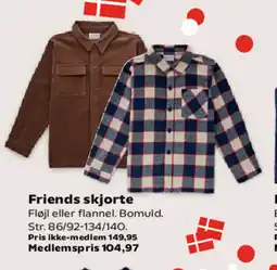 Kvickly Friends skjorte tilbud