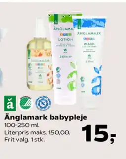 Kvickly Änglamark babypleje tilbud
