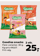 Kvickly Goodies snacks tilbud