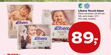 Kvickly Libero Touch bleer tilbud