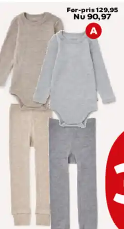 Kvickly Body med lange ærmer eller leggings tilbud