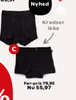 Kvickly Boxershorts eller hipster tilbud