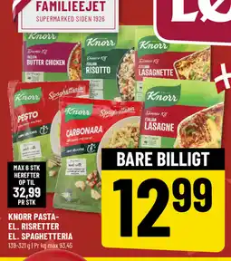 Løvbjerg Knorr pasta- el. risretter el. spaghetteria tilbud