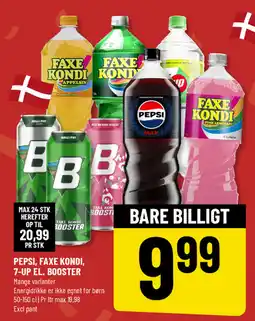 Løvbjerg Pepsi, Faxe Kondi, 7-Up el. Booster tilbud