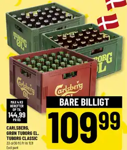 Løvbjerg Carlsberg, Grøn tuborg el. Tuborg classic tilbud