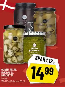 Løvbjerg Gestus Oliven, pesto, hvidløg el. bruchetta tilbud
