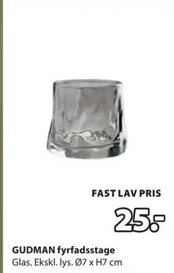 JYSK GUDMAN fyrfadsstage, DKK 25 tilbud