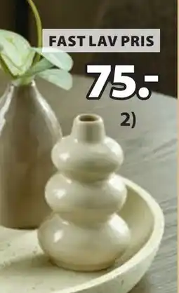 JYSK AMUNDSEN vase, DKK 75 tilbud