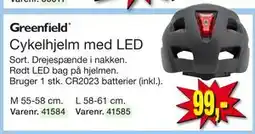 Harald Nyborg Cykelhjelm med LED, DKK 99 tilbud