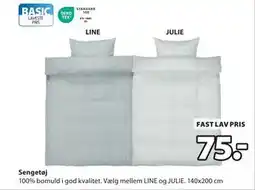 JYSK Sengetøj, DKK 75 tilbud