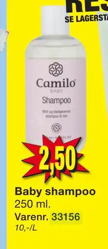 Harald Nyborg Baby shampoo, DKK 2.5 tilbud