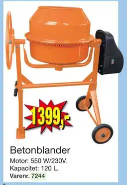 Harald Nyborg Betonblander, DKK 1399 tilbud