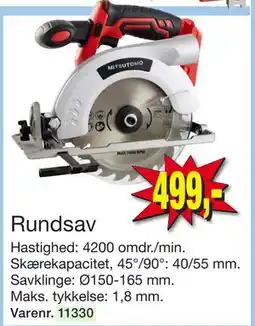Harald Nyborg Rundsav, DKK 499 tilbud