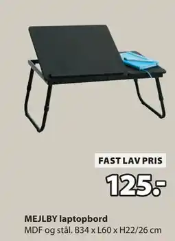 JYSK MEJLBY laptopbord, DKK 125 tilbud