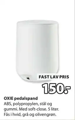 JYSK OXIE pedalspand, DKK 150 tilbud