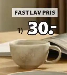 JYSK DANFRED krus, DKK 30 tilbud